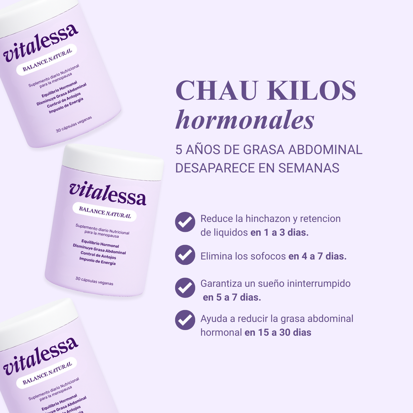 Vitalessa Balance Natural - Suplemento dietario.