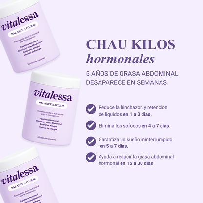 Vitalessa Balance Natural - Suplemento dietario.