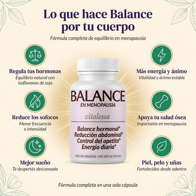 BALANCE - Cápsulas de equilibrio en menopausia