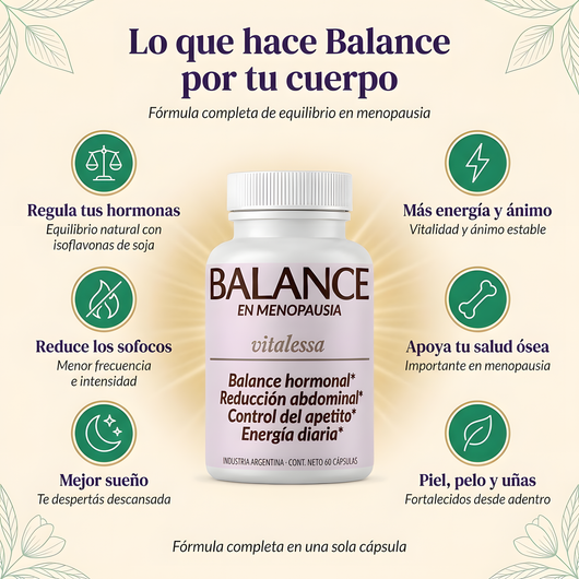 BALANCE - Cápsulas de equilibrio en menopausia