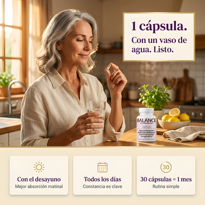 BALANCE - Cápsulas de equilibrio en menopausia