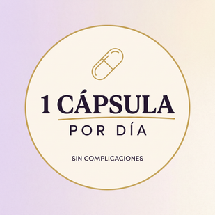 1 cápsula por día — sin complicaciones