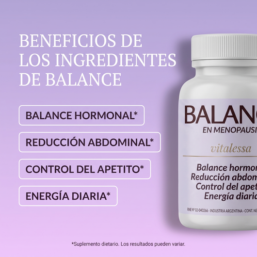 BALANCE - Cápsulas de equilibrio en menopausia