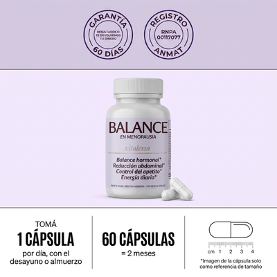 BALANCE - Cápsulas de equilibrio en menopausia