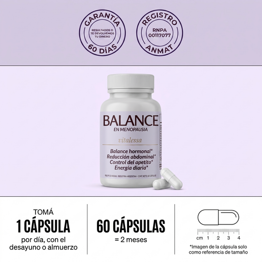 BALANCE - Cápsulas de equilibrio en menopausia