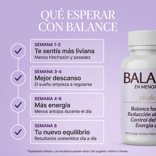 BALANCE - Cápsulas de equilibrio en menopausia
