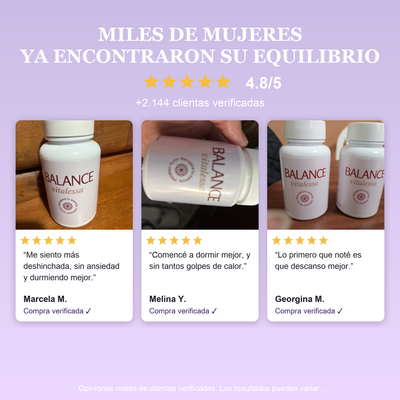 BALANCE - Cápsulas de equilibrio en menopausia